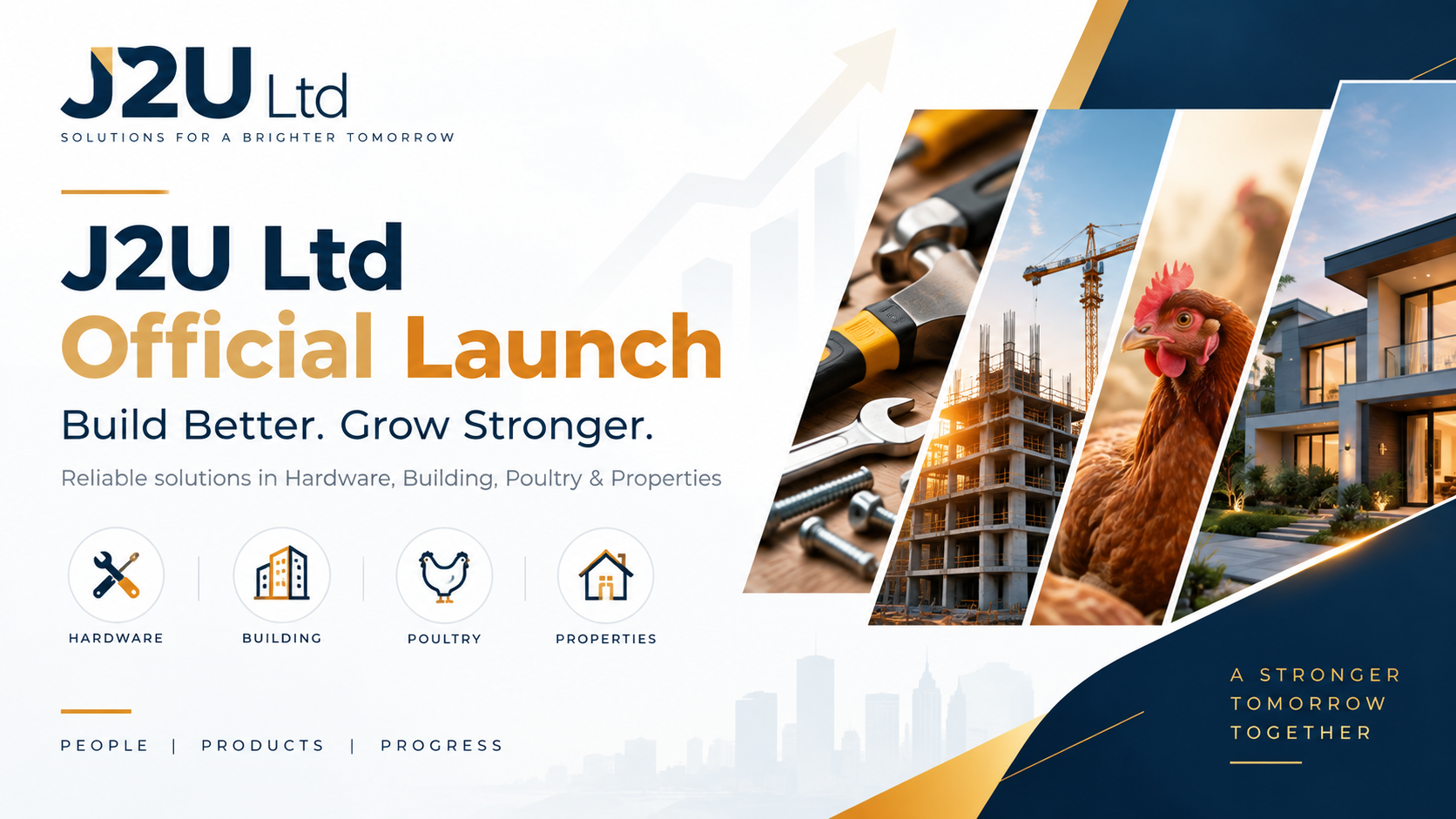 J2U Ltd Officially Launches in Rwanda — Build Better. Grow Stronger.