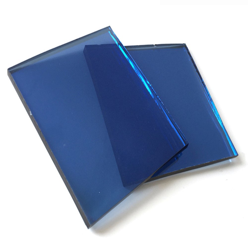 blue reflective glass 4mm